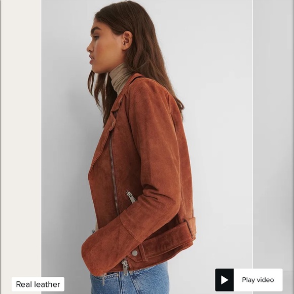 Suede Biker Jacket NA-KD - Picture 1 of 6